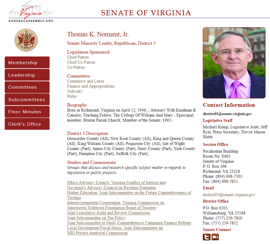 Norment, Thomas Opens in new window